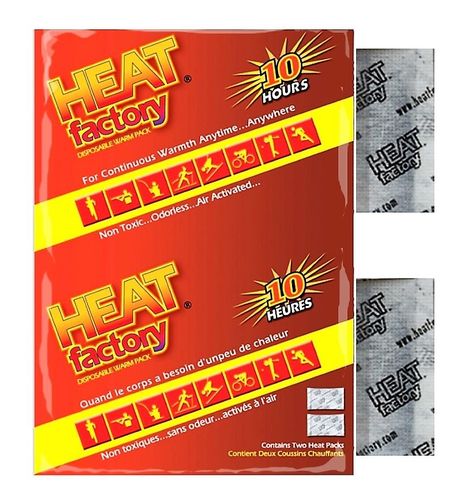 Heat Factory Handwarmers, 10 uur veilige, gifvrije, warmte per 2