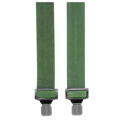 Bretels met 120cm elastieke band, 4cm breed, sterke getande clip