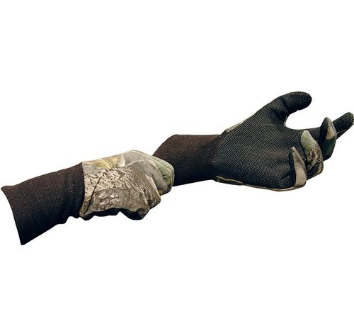 Cotton gloves, camou met goede grip + manchet