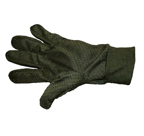 Olijfgroene handschoen met extra grip